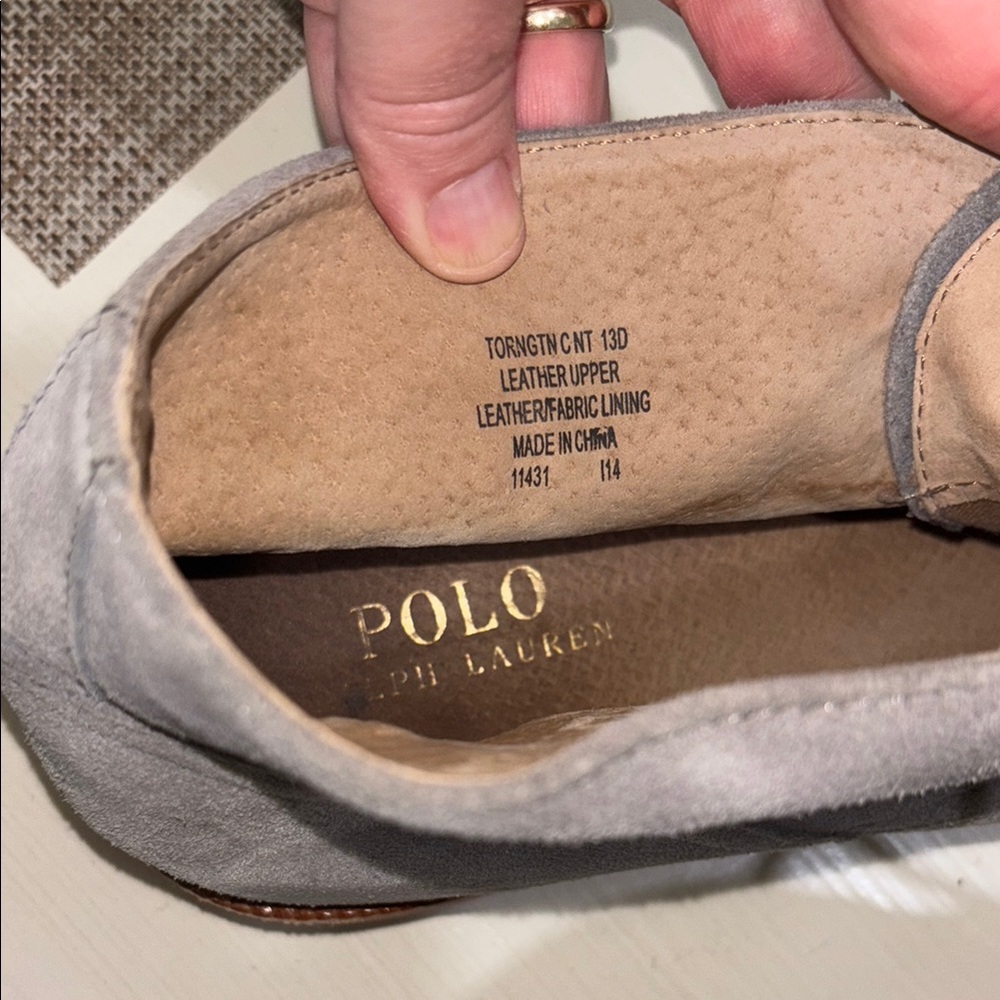 Polo by Ralph Lauren Gray Chukka Boots. Men's 13. Excellent condition. So nice! - Picture 7 of 7